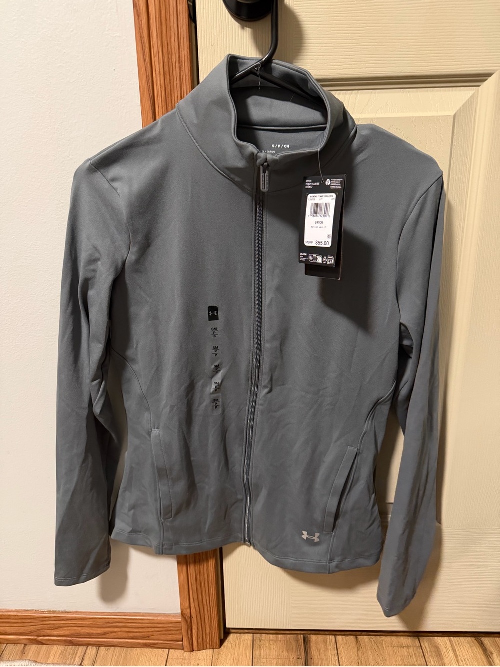 NWT Under Armour Women’s Grey Full-Zip Movement Jacket